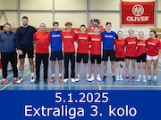 5.1.25 - Extraliga 3. kolo, Český Krumlov